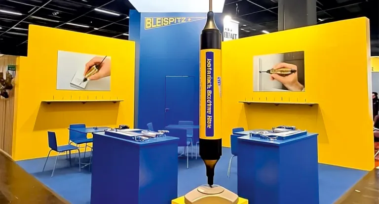 photograph of the exhibition booth of Bleispitz GmbH