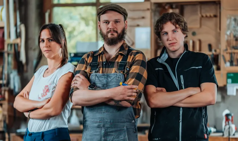 Illustration Download-Bereich: Handwerker