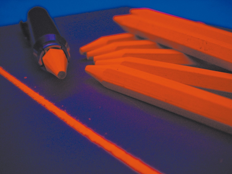 Fluorescent Sensitivity Sensing Crayon Industrial Lumber Neon